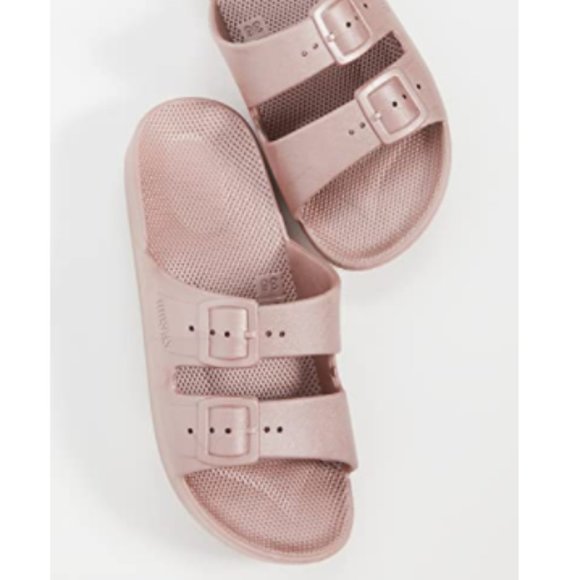 Freedom Moses Shoes - Freedom Moses Women's Moses Two Band Slides